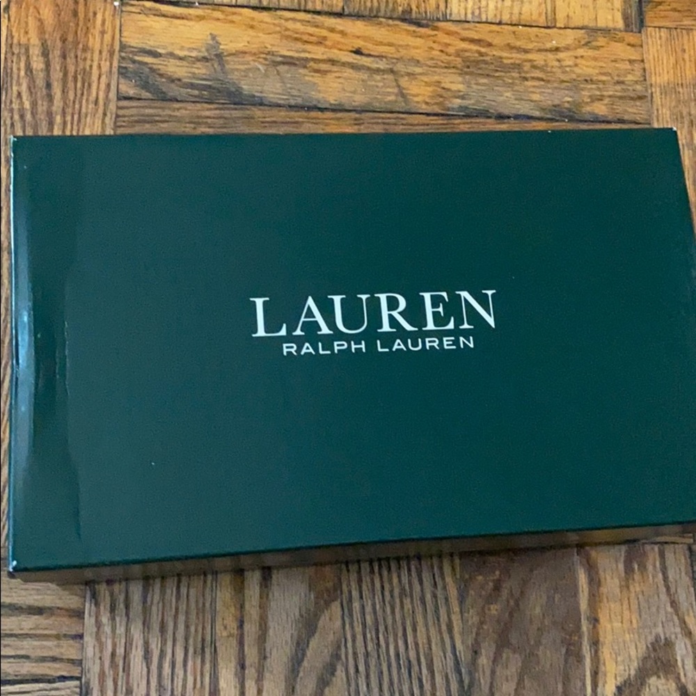 Brand new Ralph Lauren slip in sneakers.